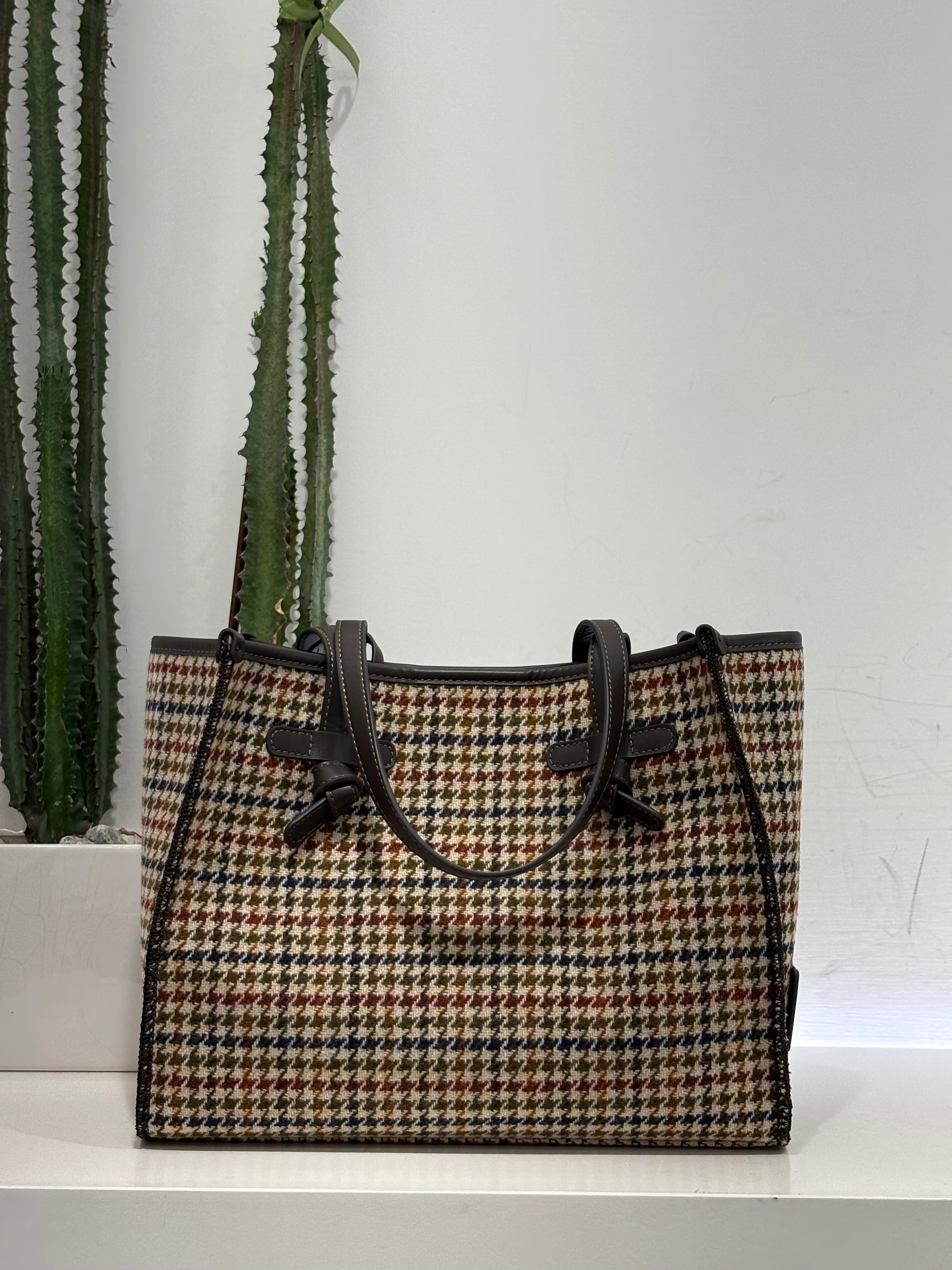 Gianni Chiarini borsa MARCELLA pied de poule (dimensione media)