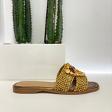 Fiorina ciabatta in rafia accessori