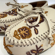 De Siena mocassino perline beige