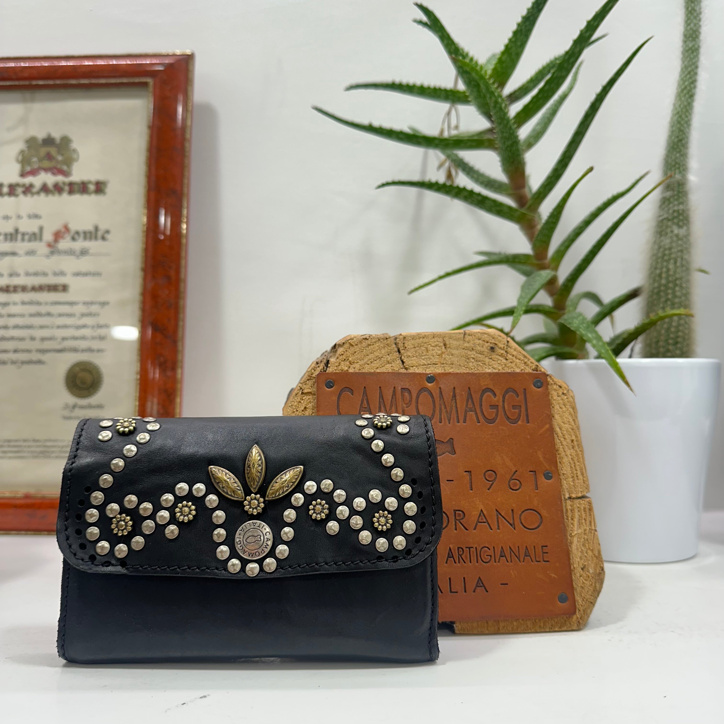 Campomaggi portafoglio in pelle MIRTA