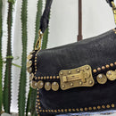 Campomaggi borsa AGNESE medaglie e rivetti