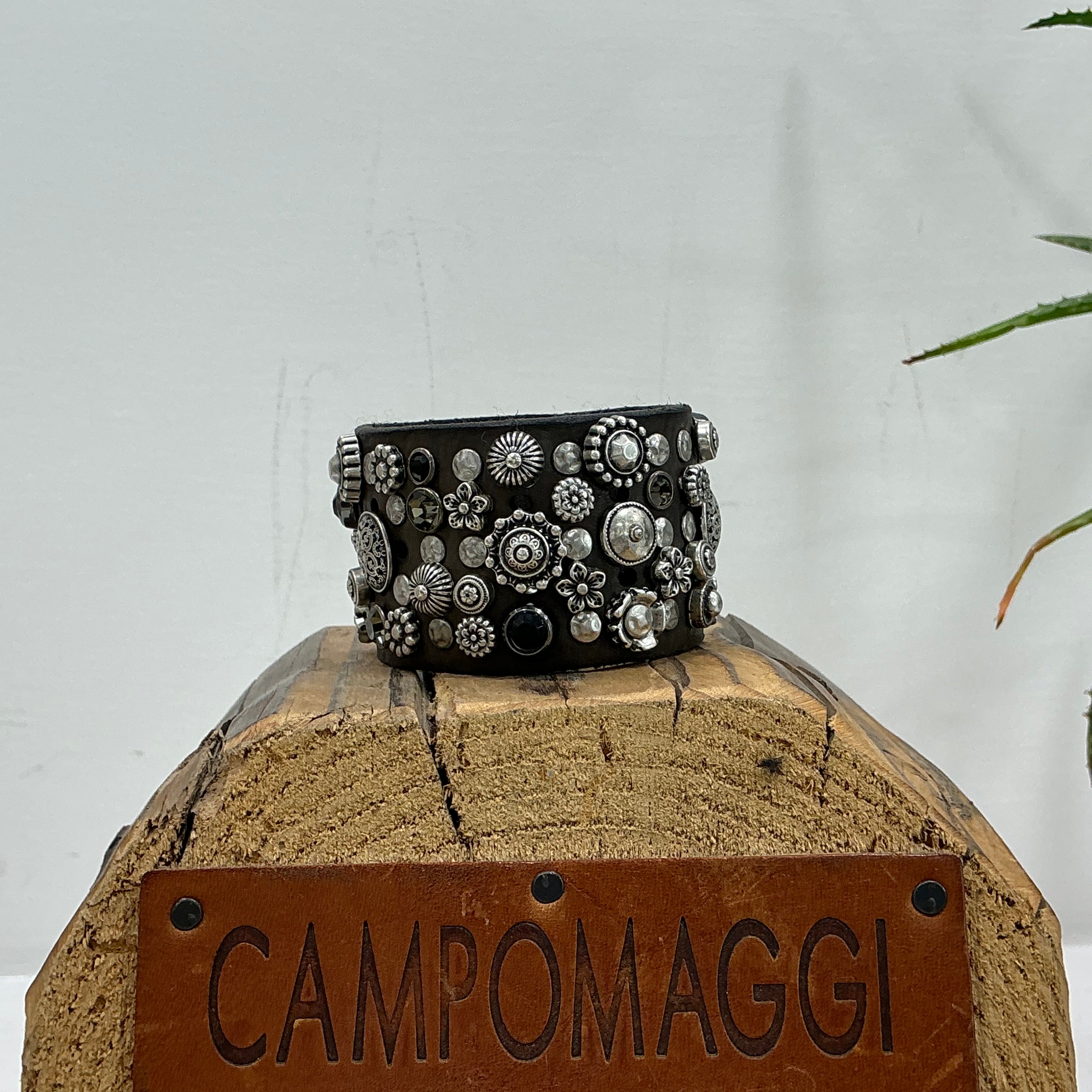 Campomaggi bracciale Cefalù alto grigio
