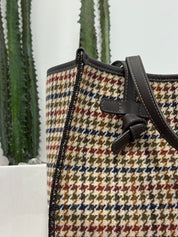 Gianni Chiarini borsa MARCELLA pied de poule (dimensione media)