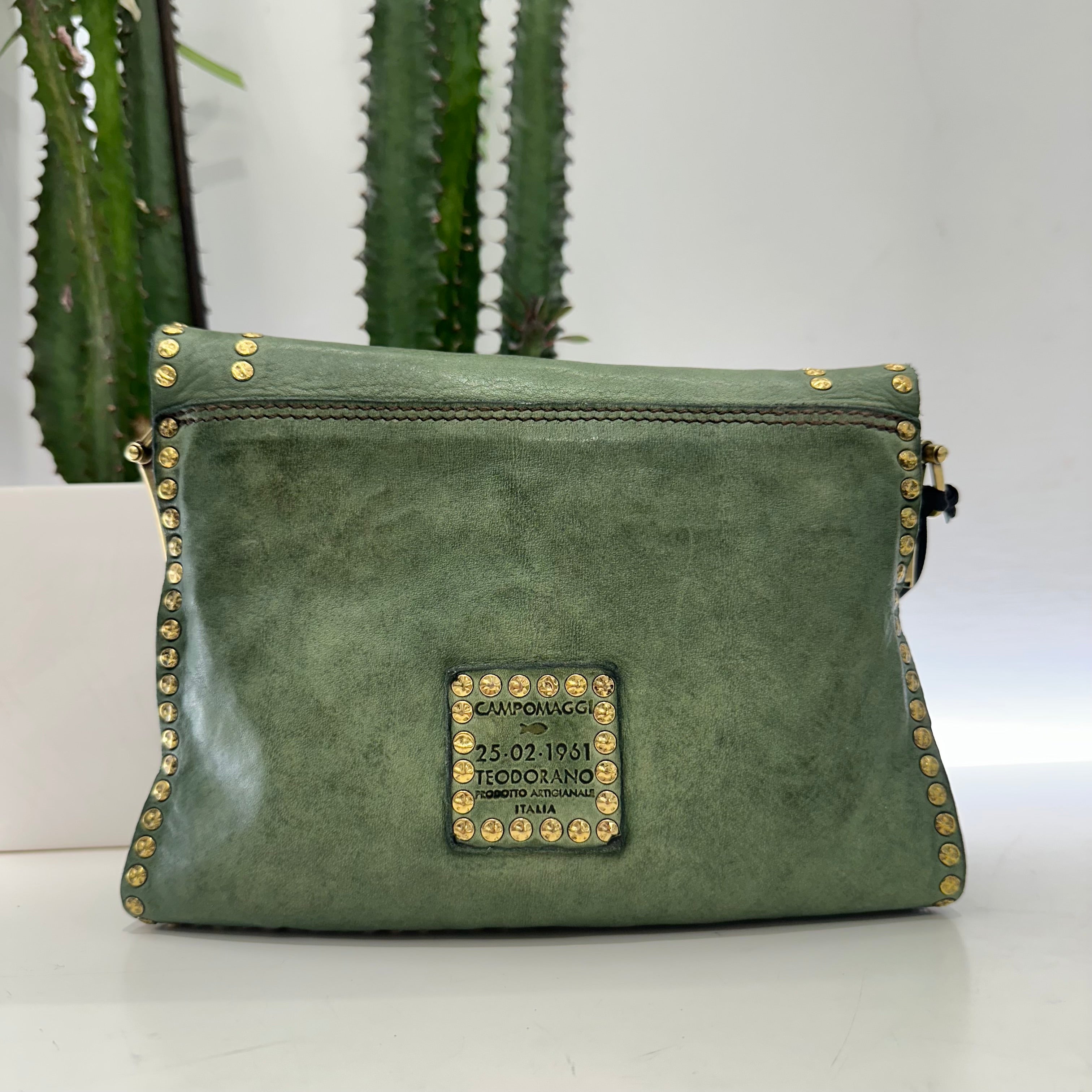 Campomaggi borsa Agnese lago rivetti oro