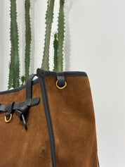 Gianni Chiarini borsa MARCELLA cognac sued (dimensione grande)