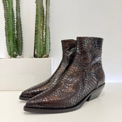 Elena Iachi texano SNAKE in pelle