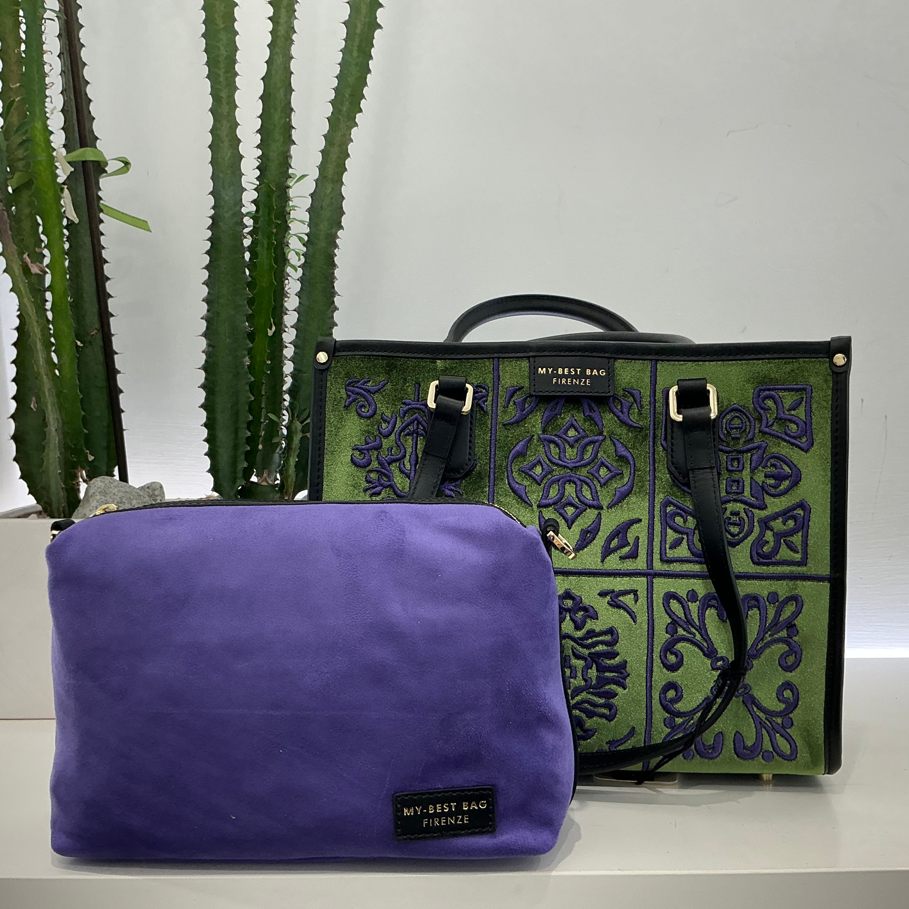 Borsa ATENA-LISBONA ENGLISH FERN piccola