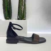 S.Piero sandalo nero t. 2cm