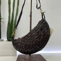 Campomaggi marsupio intrecciato moro