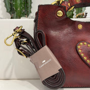 Campomaggi borsa LUIGIA CUORE Vinaccia
