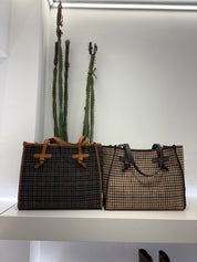 Gianni Chiarini borsa MARCELLA pied de poule (dimensione media)