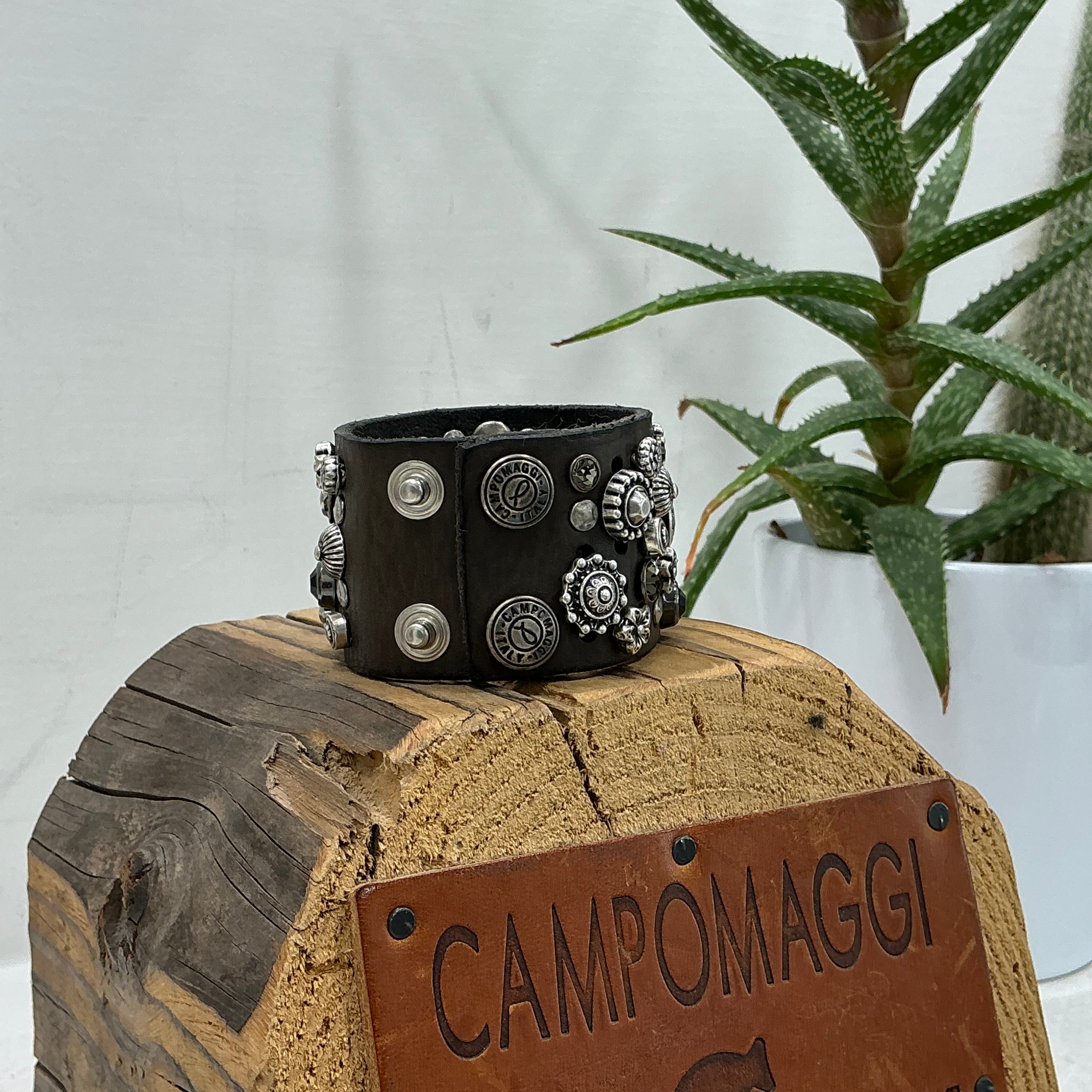 Campomaggi bracciale Cefalù alto grigio