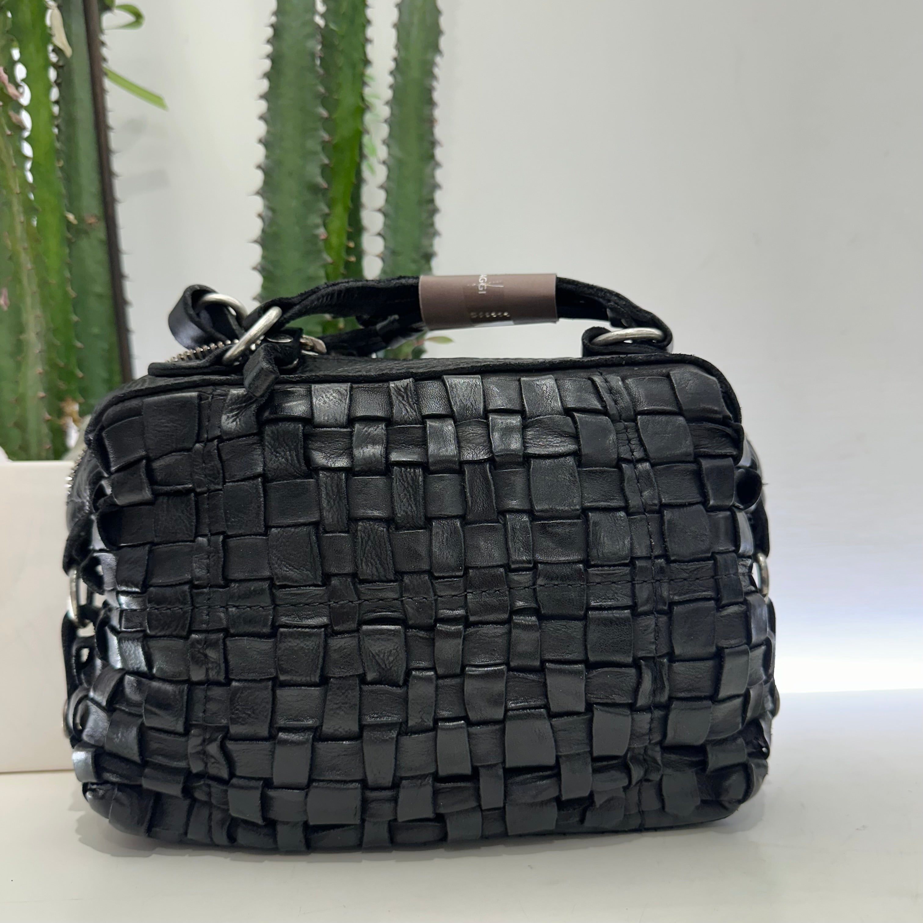 Campomaggi PETRA bauletto piccolo intrecciato