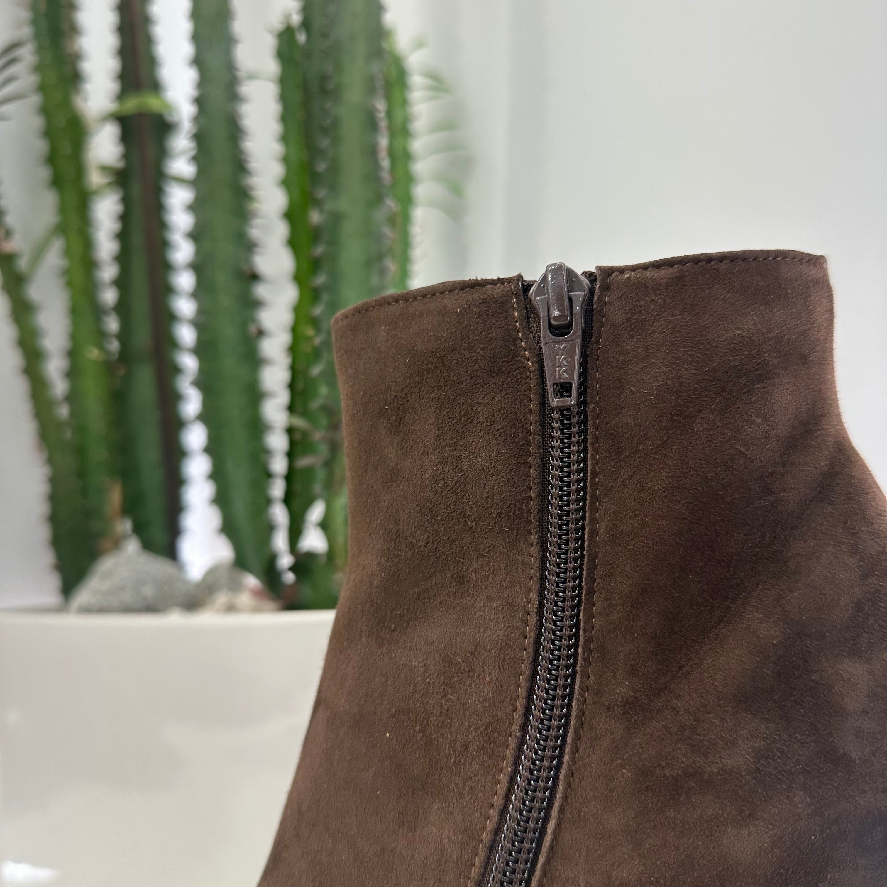 Chie Mihara stivaletto suede LUDRIK BROWN