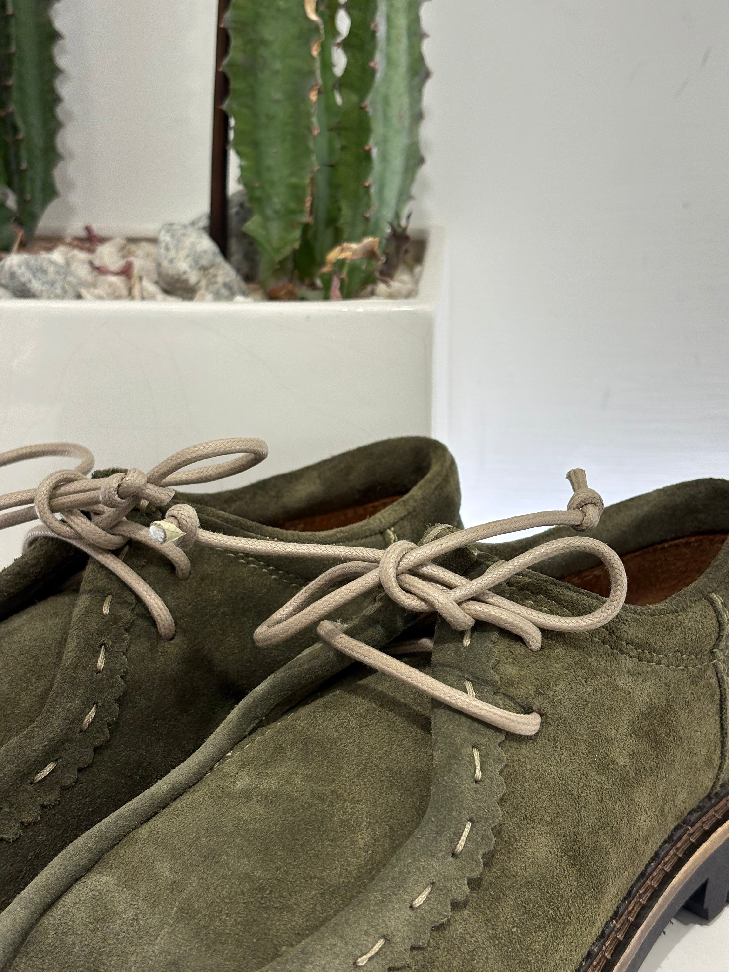 BEKK modello sebago lacci vaschetta suede militare