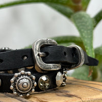 Campomaggi bracciale SOLE 2 GIRI nero