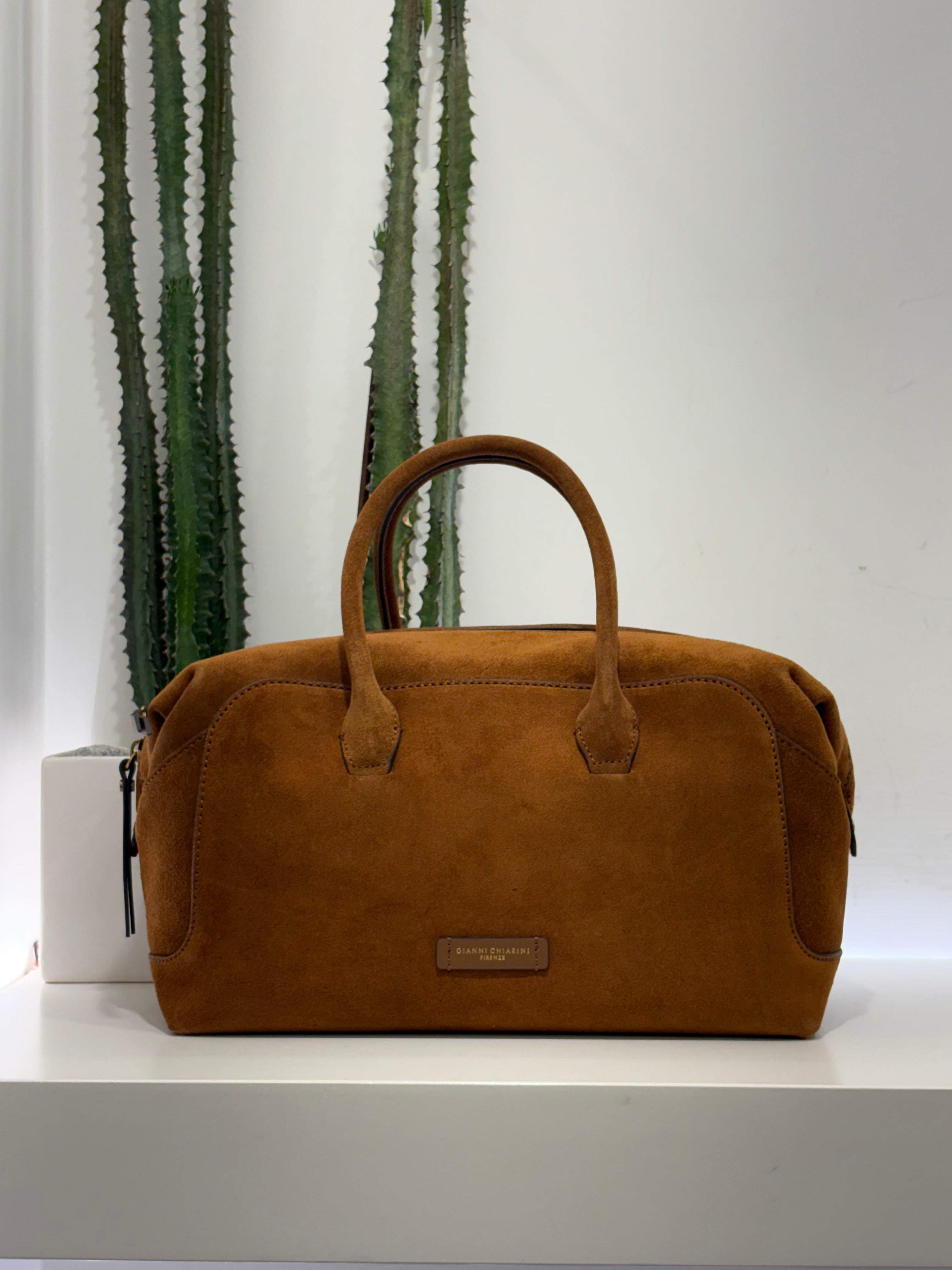 Gianni Chiarini borsa GEMMA suede  dimensione GRANDE