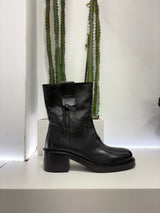 Zolfo biker nero zip tacco 50