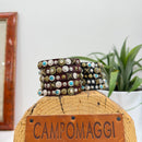 Campomaggi bracciale H5 STELLE TURCHESI