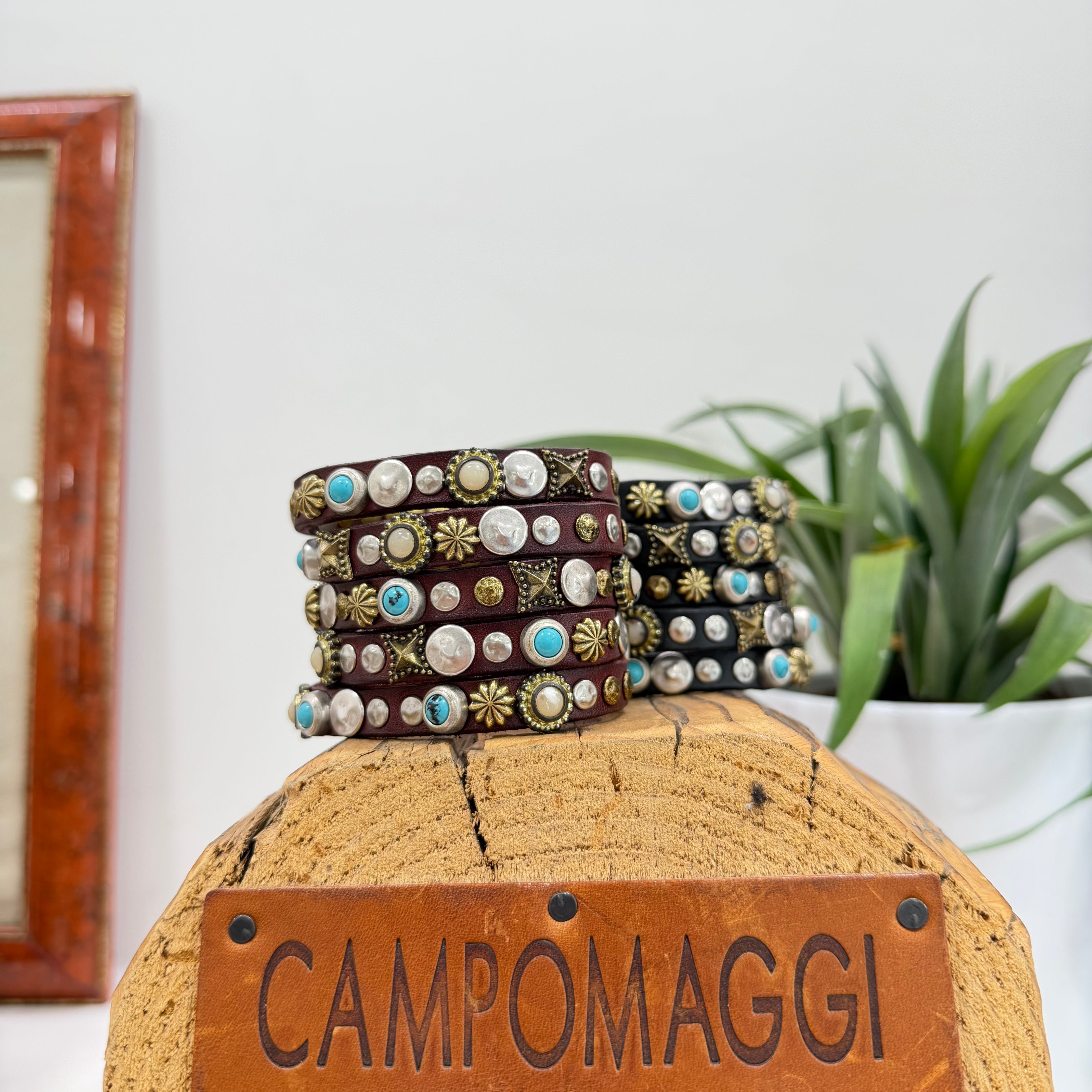 Campomaggi bracciale H5 STELLE TURCHESI