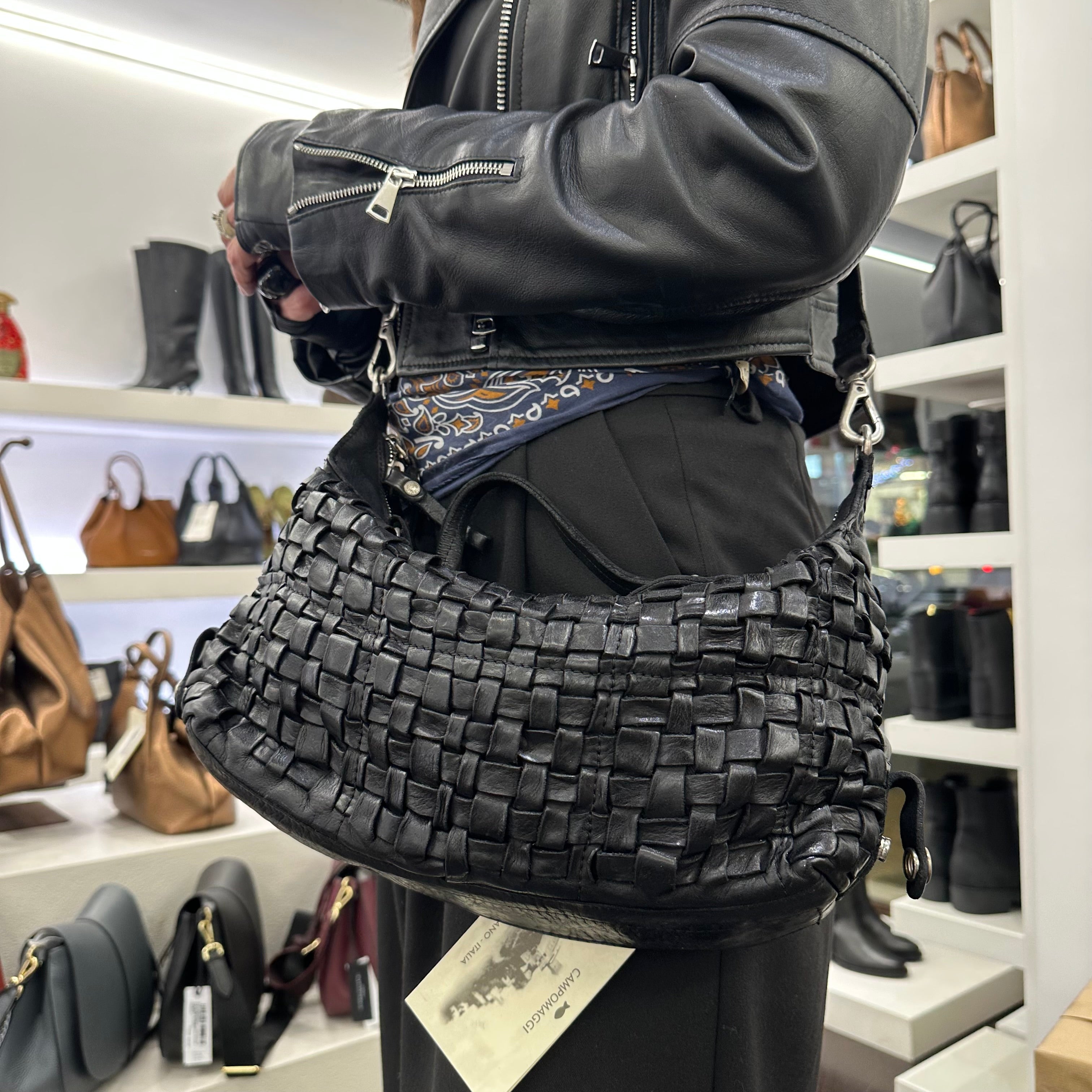 Campomaggi SIRMIONE bauletto intrecciato