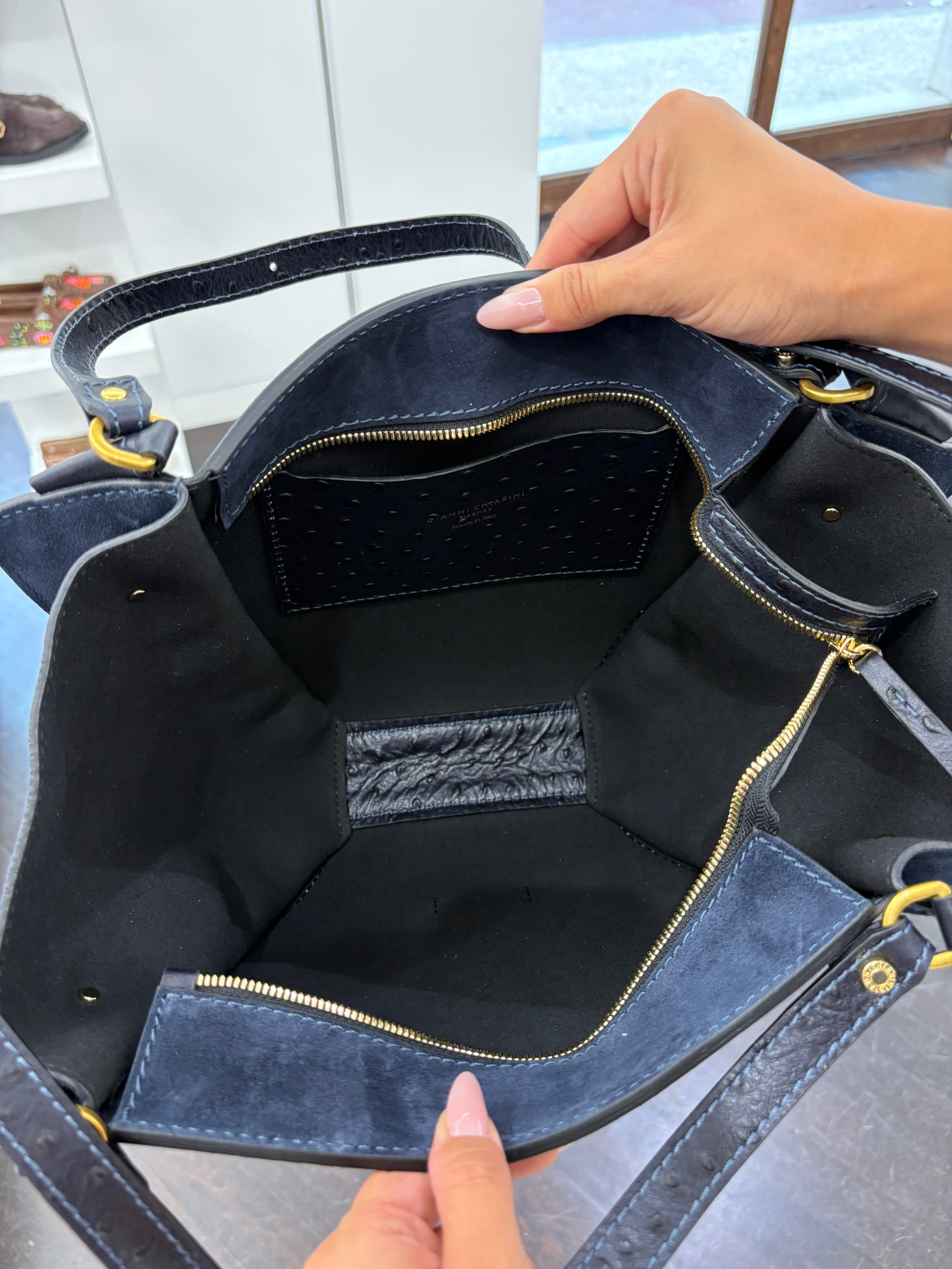 Gianni Chiarini borsa BLOOM NETTUNO dimensione MEDIA
