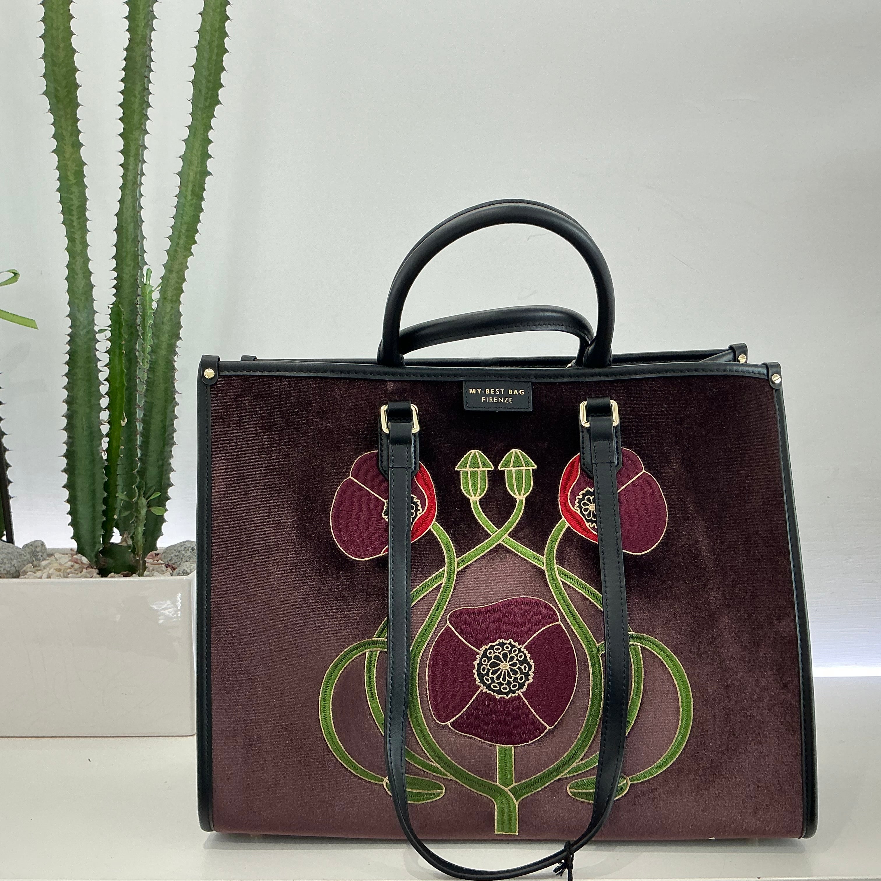 Borsa ATENA-HERBARIUM POPPY