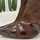 Chie Mihara stivaletto suede  LUDRIK BROWN