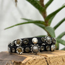 Campomaggi bracciale SOLE 2 GIRI nero