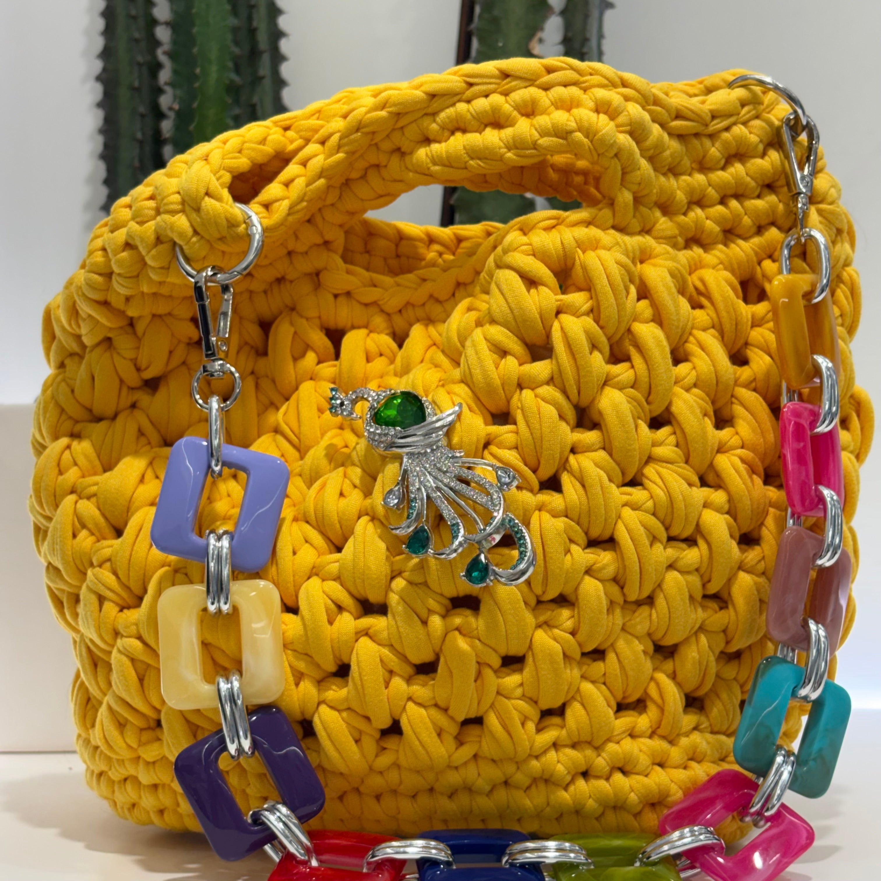 PASSIONE BORSE DEDI yellow  licra