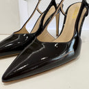 Scarpa aperta dietro vernice t. moro