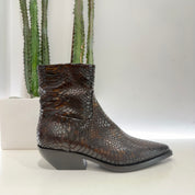 Elena Iachi texano SNAKE in pelle