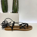 Le Salentine black flip flop sandal