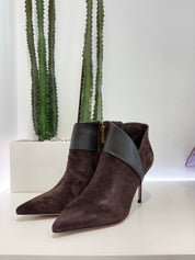 Marc Ellis scarpa asimmetrica t. 90 con zip al lato t.moro