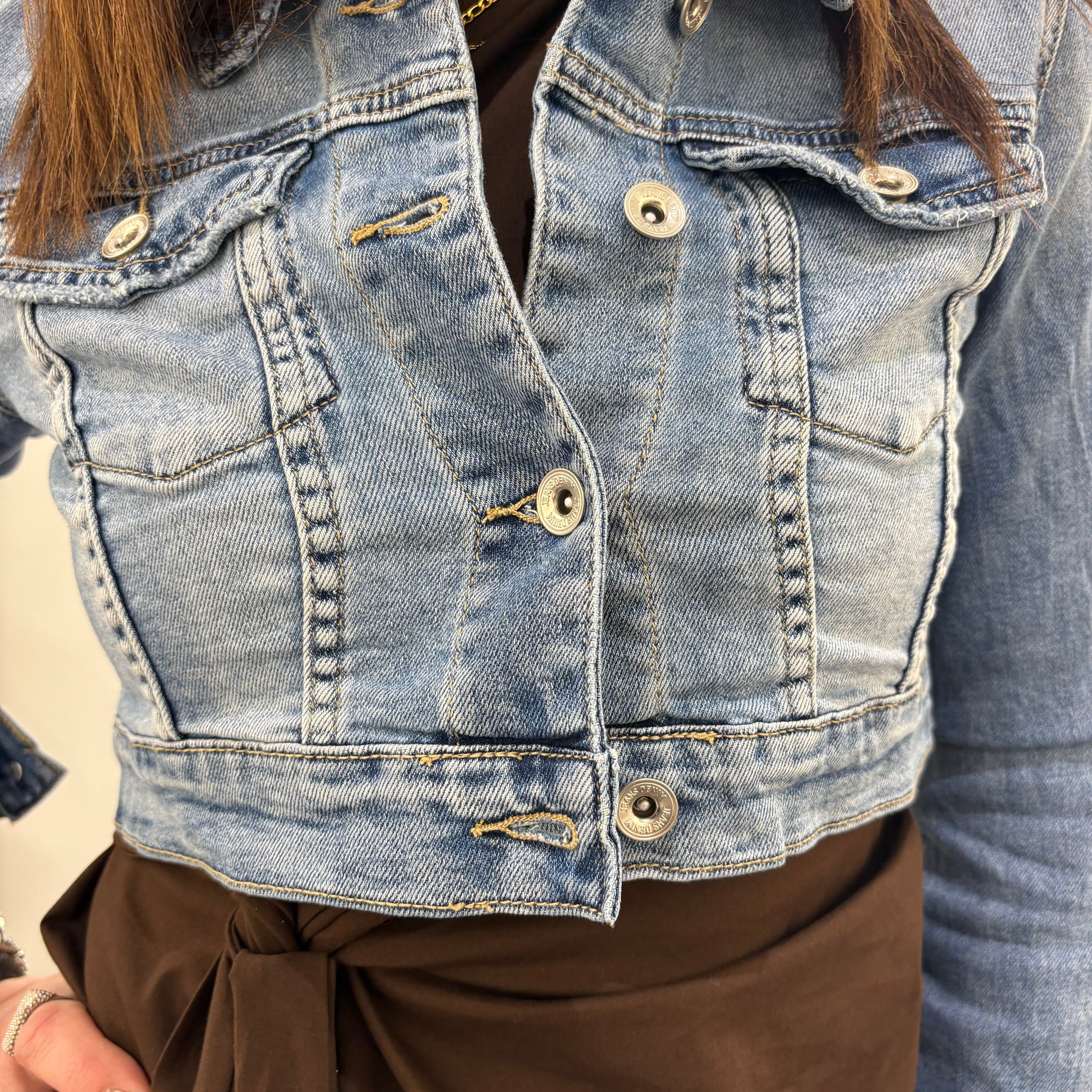 Giacca denim CARMEN corta