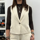 KIKISIX gilet SPILLE burro