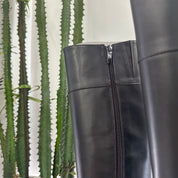 Faire stivale nero ZIP