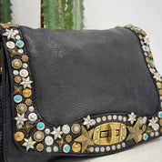 Campomaggi borsa PERLA stelle nero