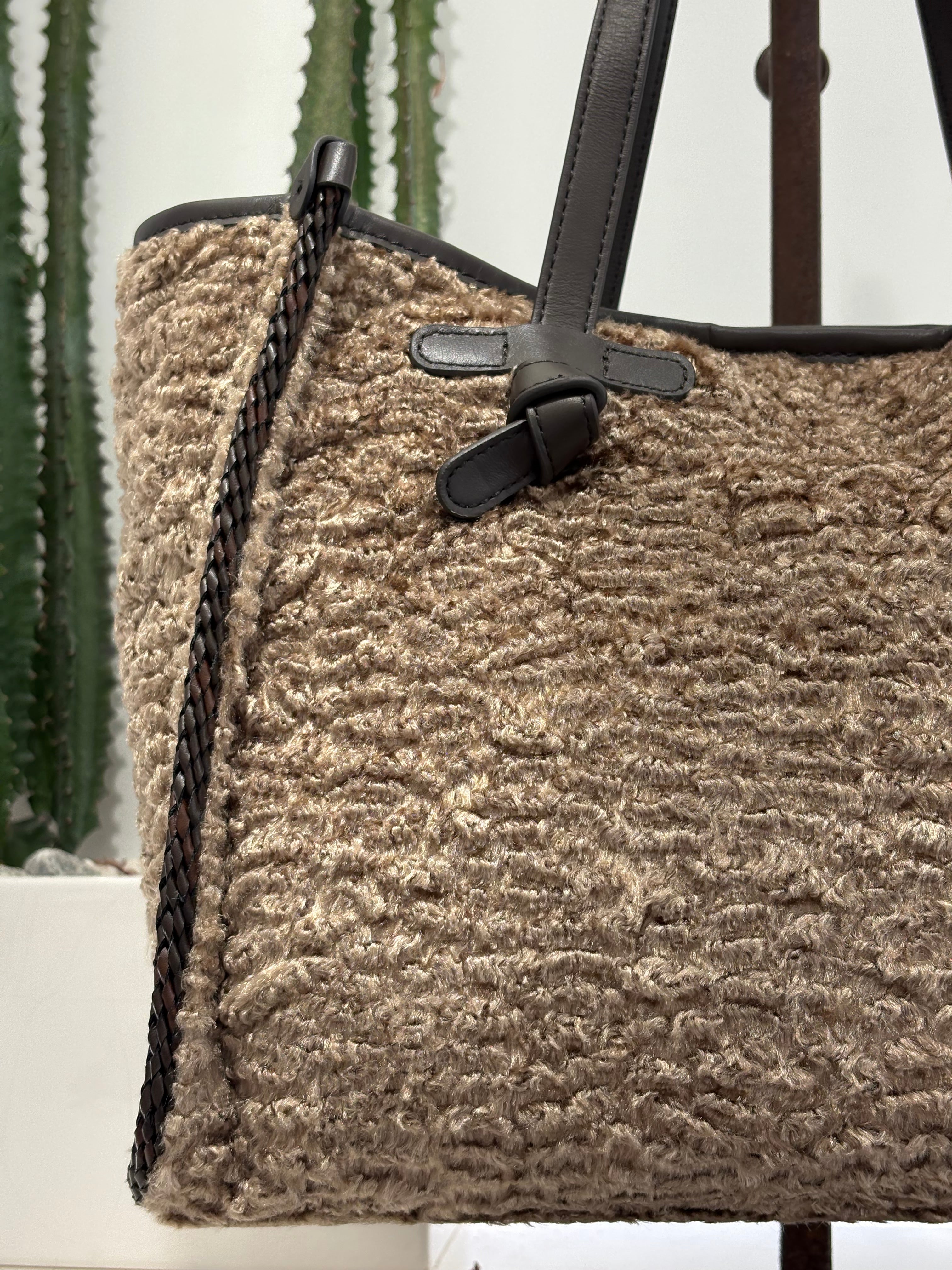 Gianni Chiarini borsa MARCELLA lana beige (dimensione media)
