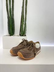Lara Manni Sneaker lacci vaschetta PONPON