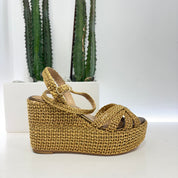 Fiorina sandalo JESS zeppa bronzo
