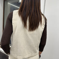 KIKISIX gilet SPILLE burro