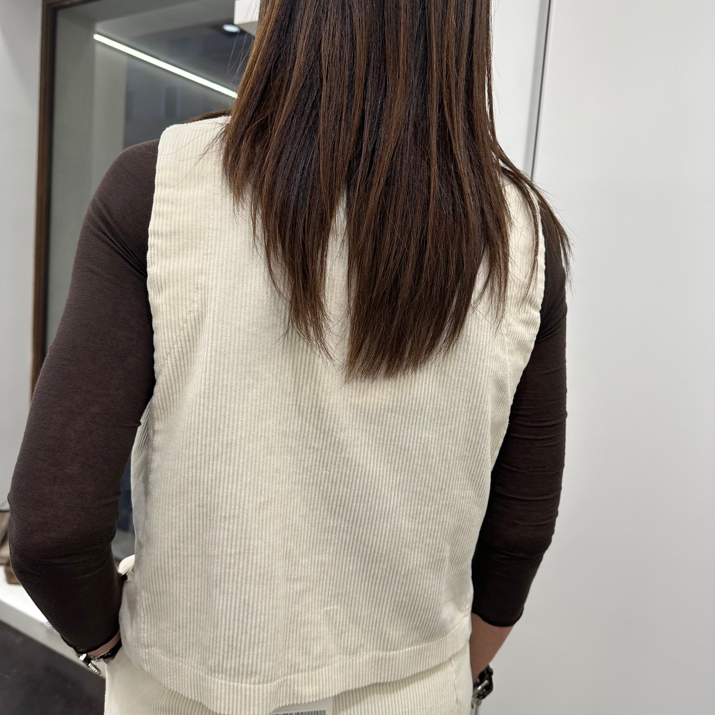 KIKISIX gilet SPILLE burro