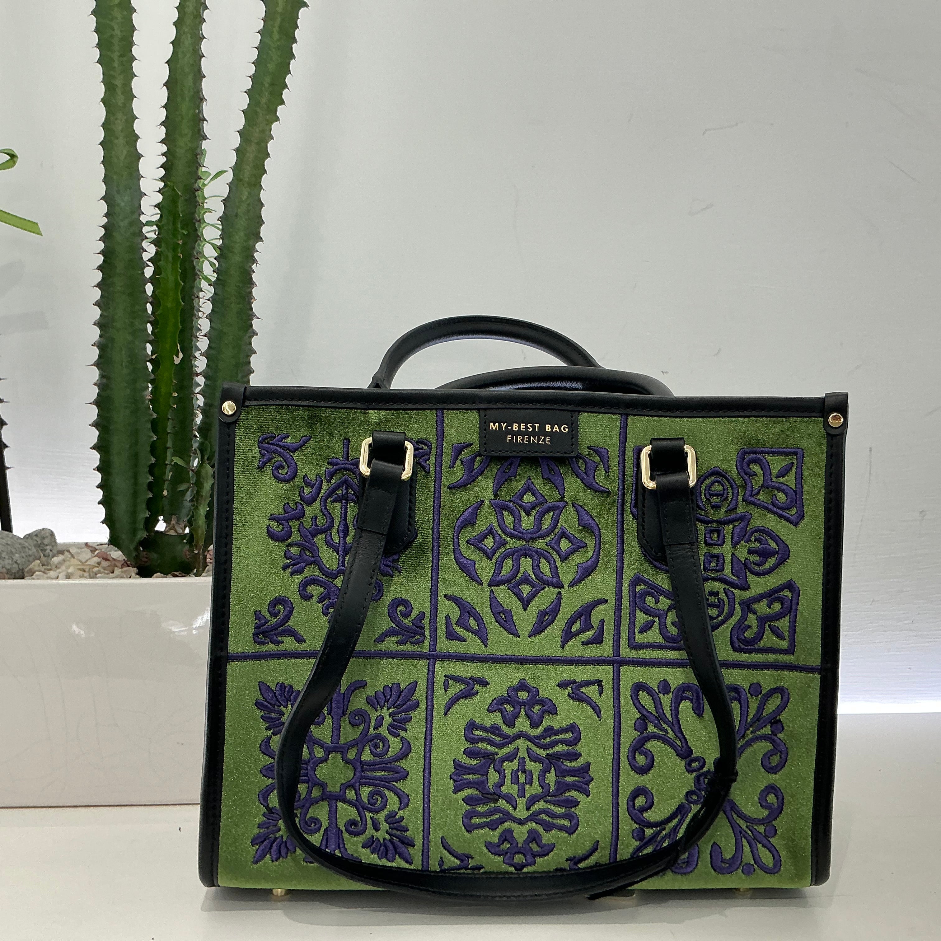 Borsa ATENA-LISBONA ENGLISH FERN piccola