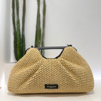 Borsa POUCH NATURAL RAFIA