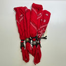 Campomaggi BANDANA (Rosso) cotone e ferma bandana con borchie