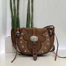 Alberto Luti borsa TEX fibbia turchese