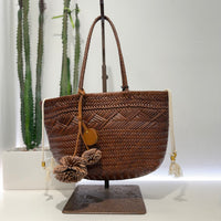 Gianni Chiarini borsa PALOMA PELLE cuoio intrecciata dimensione media