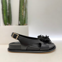 Palomitas sandalo CALYPSO fiore nero