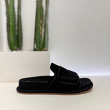 Palomitas ciabatta CALIOPE suede nero